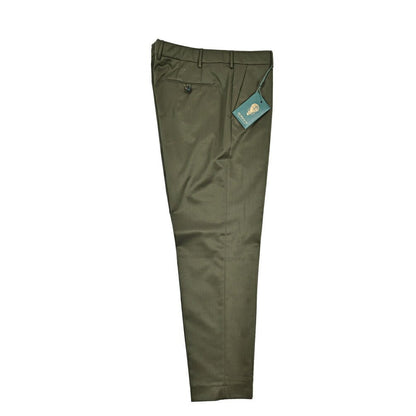 BERWICH "MORELLO" ストレッチウールコットン ノータックスリムパンツ｜424412 - 52｜GUARDAROBA MILANO OFFICIAL STORE