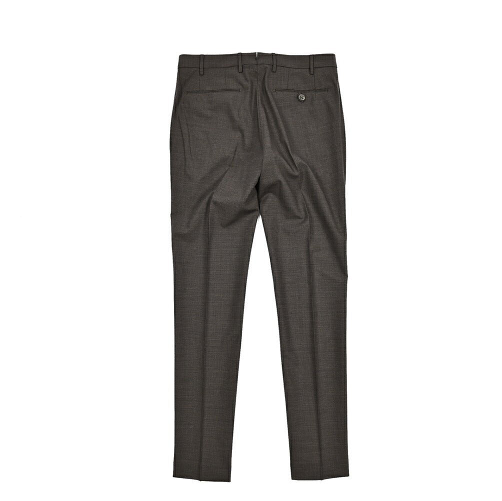 BERWICH "MORELLO" ストレッチウール ノータックスリムスラックス｜424467 - 46｜GUARDAROBA MILANO OFFICIAL STORE