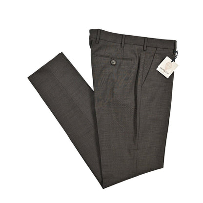 BERWICH "MORELLO" ストレッチウール ノータックスリムスラックス｜424467 - 46｜GUARDAROBA MILANO OFFICIAL STORE