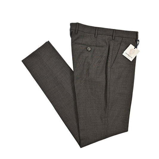 BERWICH "MORELLO" ストレッチウール ノータックスリムスラックス｜424467 - 46｜GUARDAROBA MILANO OFFICIAL STORE