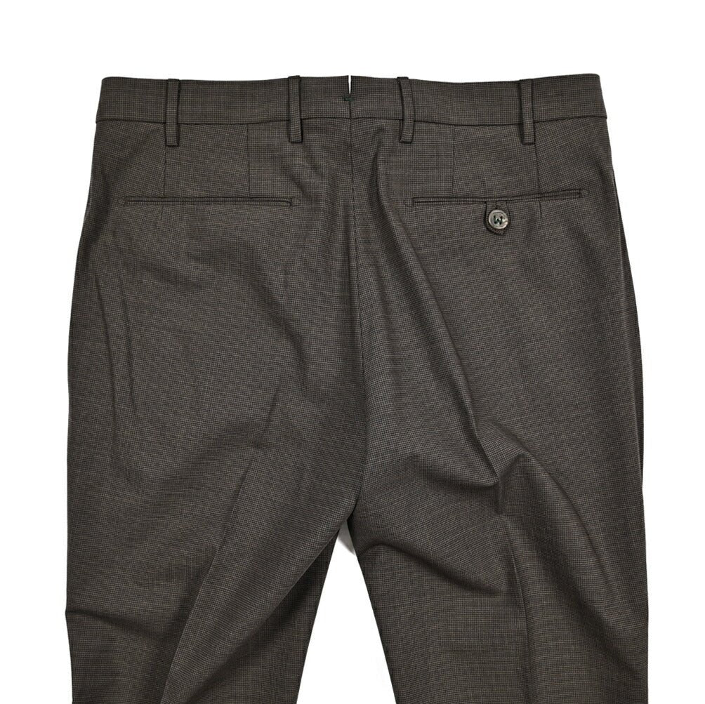 BERWICH "MORELLO" ストレッチウール ノータックスリムスラックス｜424467 - 46｜GUARDAROBA MILANO OFFICIAL STORE