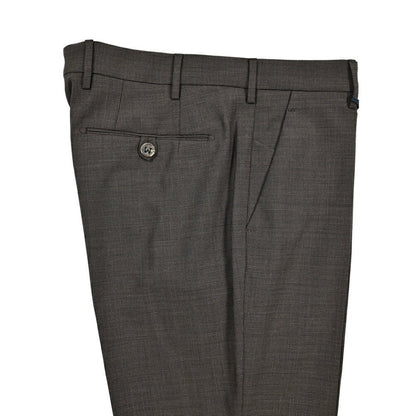BERWICH "MORELLO" ストレッチウール ノータックスリムスラックス｜424467 - 46｜GUARDAROBA MILANO OFFICIAL STORE