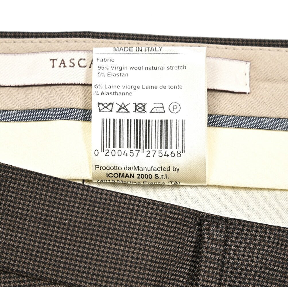 BERWICH "MORELLO" ストレッチウール ノータックスリムスラックス｜424467 - 46｜GUARDAROBA MILANO OFFICIAL STORE