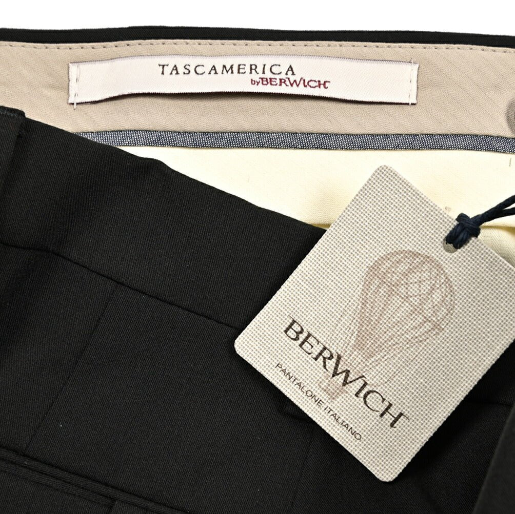 BERWICH "MORELLO" ビスコース混ポリエステル ノータックストレッチパンツ｜424634 - 46｜GUARDAROBA MILANO OFFICIAL STORE