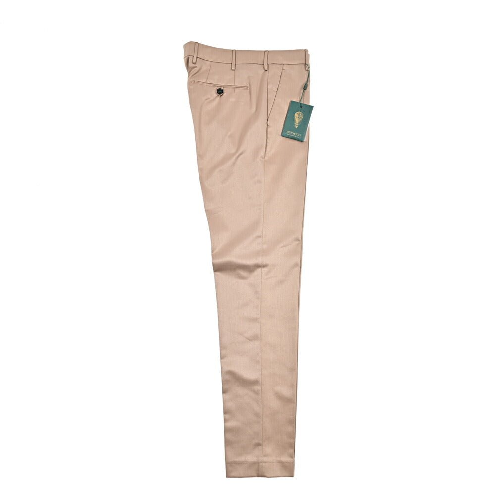 BERWICH "MORELLO" ストレッチウール コットン混ノータックスリムパンツ｜424748 - 46｜GUARDAROBA MILANO OFFICIAL STORE