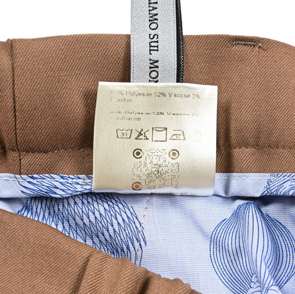 BERWICH "MORELLO" ポリエステル混ノータックスリムスラックス｜424769 - 46｜GUARDAROBA MILANO OFFICIAL STORE