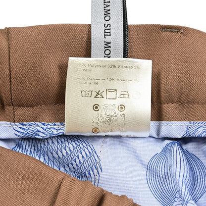 BERWICH "MORELLO" ポリエステル混ノータックスリムスラックス｜424769 - 46｜GUARDAROBA MILANO OFFICIAL STORE