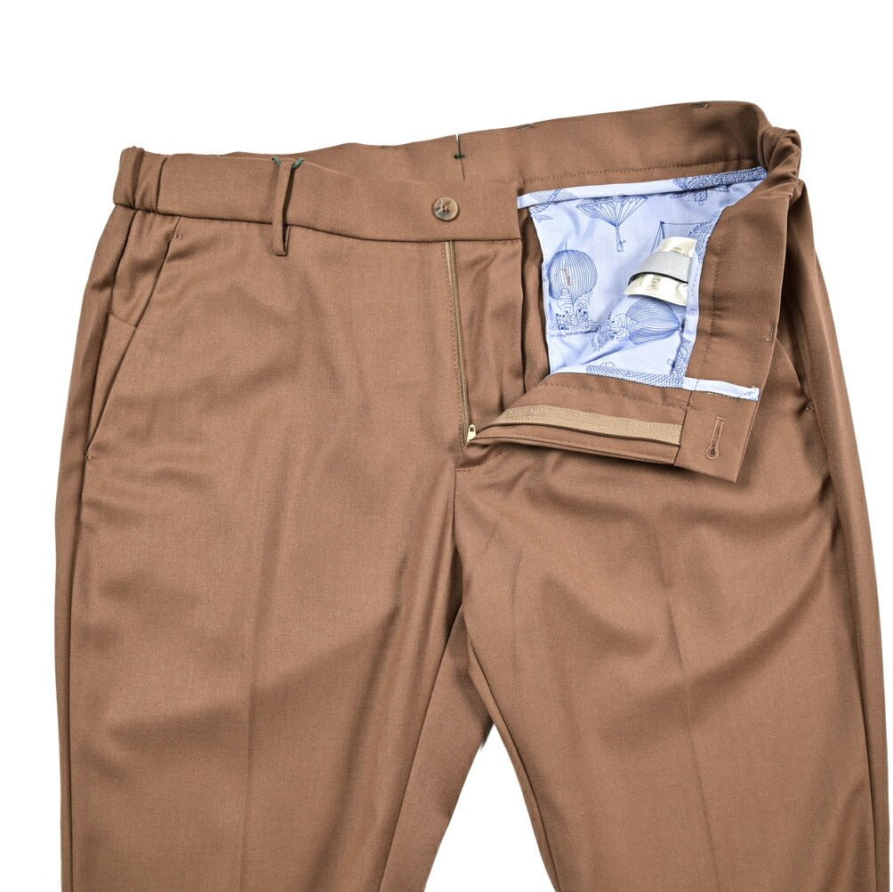 BERWICH "MORELLO" ポリエステル混ノータックスリムスラックス｜424769 - 46｜GUARDAROBA MILANO OFFICIAL STORE