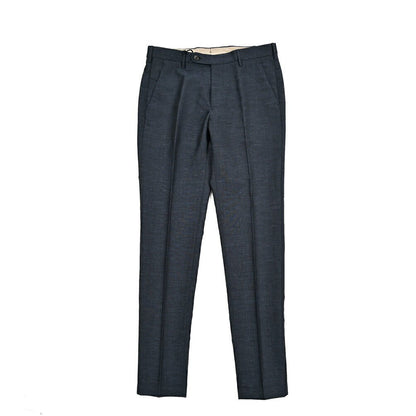 BERWICH "MORELLO" ウールリネン ノータックスラックス｜425077 - 46｜GUARDAROBA MILANO OFFICIAL STORE