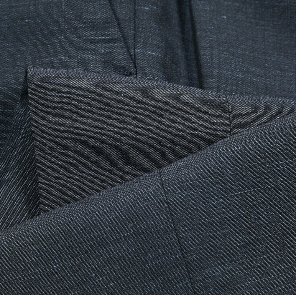 BERWICH "MORELLO" ウールリネン ノータックスラックス｜425077 - 46｜GUARDAROBA MILANO OFFICIAL STORE