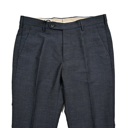 BERWICH "MORELLO" ウールリネン ノータックスラックス｜425077 - 46｜GUARDAROBA MILANO OFFICIAL STORE