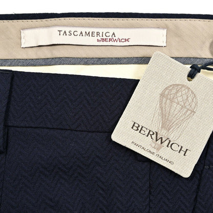 BERWICH "MORELLO" コットンウール ノータックスラックス｜425098 - 46｜GUARDAROBA MILANO OFFICIAL STORE