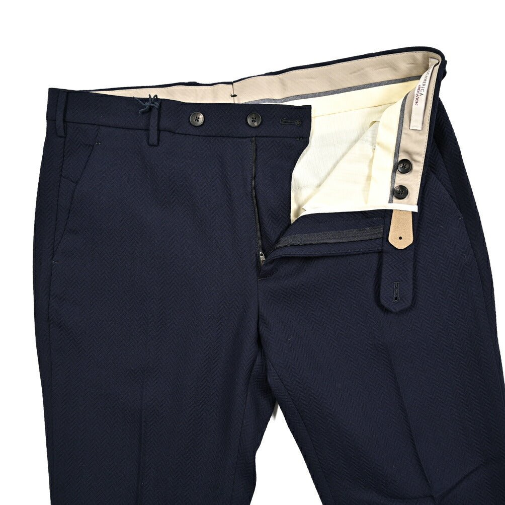 BERWICH "MORELLO" コットンウール ノータックスラックス｜425098 - 46｜GUARDAROBA MILANO OFFICIAL STORE