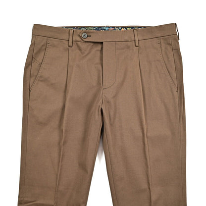 BERWICH "MORELLO" ストレッチコットン ワンタックスリムパンツ｜425179 - 46｜GUARDAROBA MILANO OFFICIAL STORE