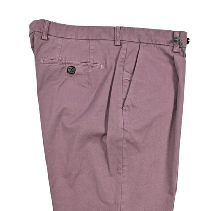 BERWICH "MORELLO" ストレッチコットン ワンタックスリムパンツ｜425187 - 44｜GUARDAROBA MILANO OFFICIAL STORE