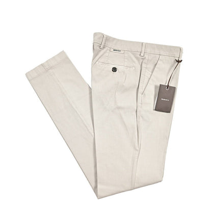 BERWICH "MORELLO" ストレッチコットン ノータックスリムパンツ｜425196 - 48｜GUARDAROBA MILANO OFFICIAL STORE