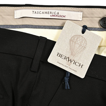 BERWICH "MORELLO" ストレッチコットン ノータックスリムパンツ｜425225 - 48｜GUARDAROBA MILANO OFFICIAL STORE