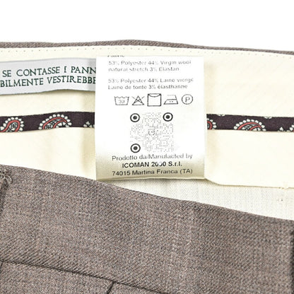 BERWICH "MORELLO" ストレッチウール ノータックスラックス｜433506-48｜GUARDAROBA MILANO OFFICIAL STORE