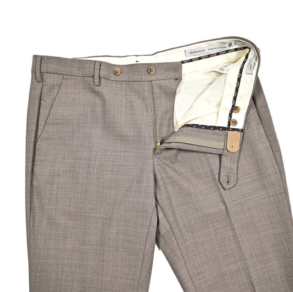 BERWICH "MORELLO" ストレッチウール ノータックスラックス｜433506-48｜GUARDAROBA MILANO OFFICIAL STORE