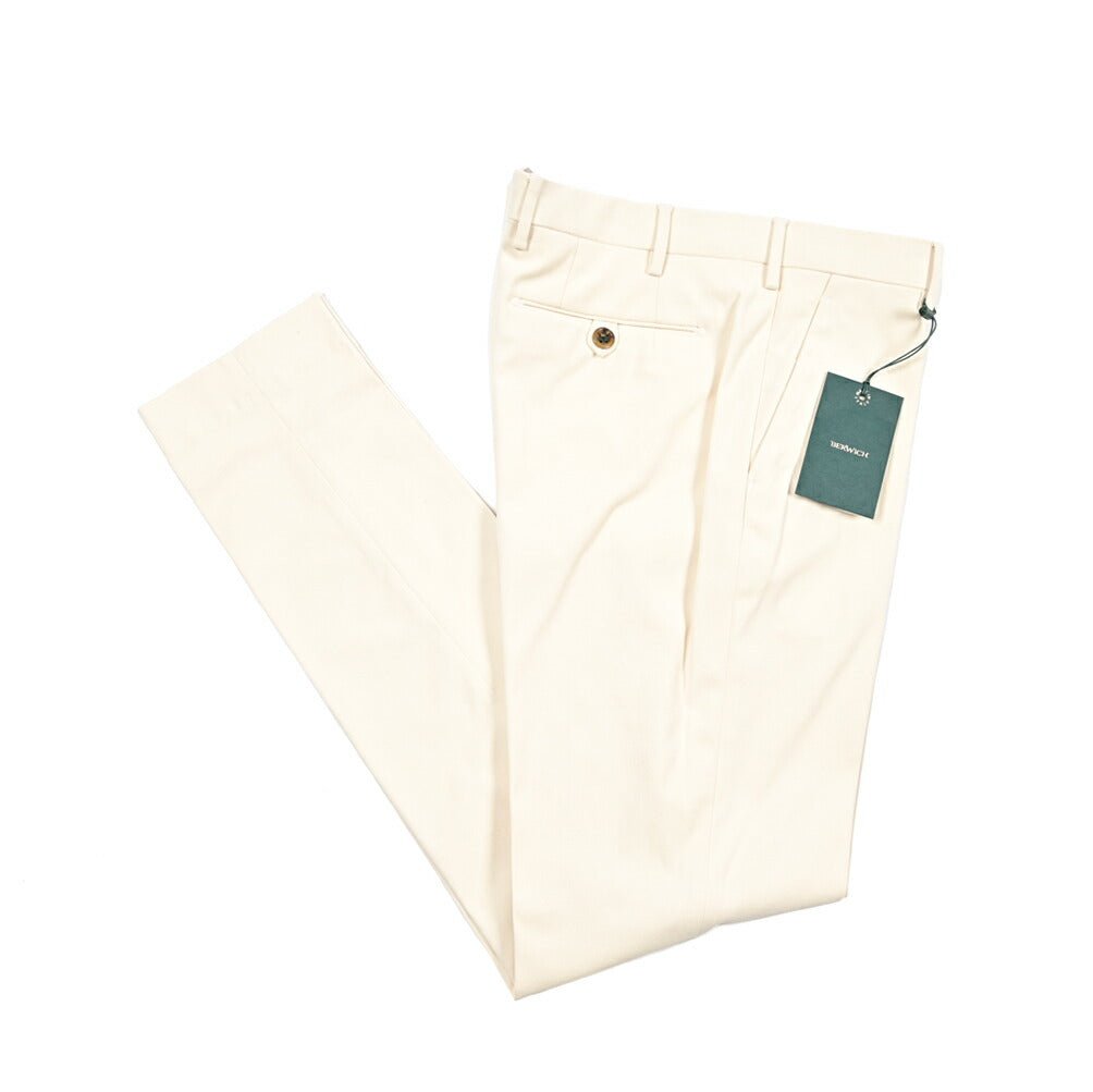 BERWICH "MORELLO" ストレッチコットン ノータックパンツ｜433656-46｜GUARDAROBA MILANO OFFICIAL STORE