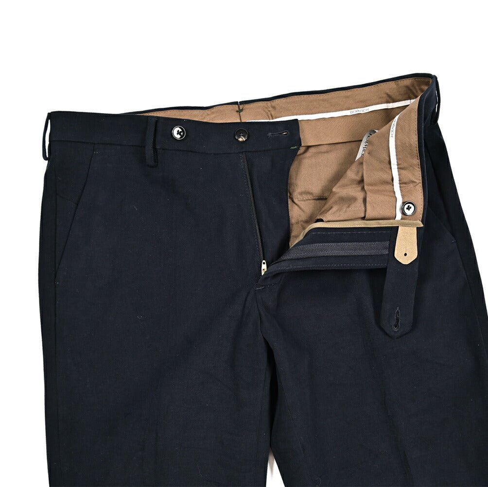 BERWICH MORELLO ストレッチコットン ノータックスリムパンツ｜433698-46｜GUARDAROBA MILANO OFFICIAL STORE