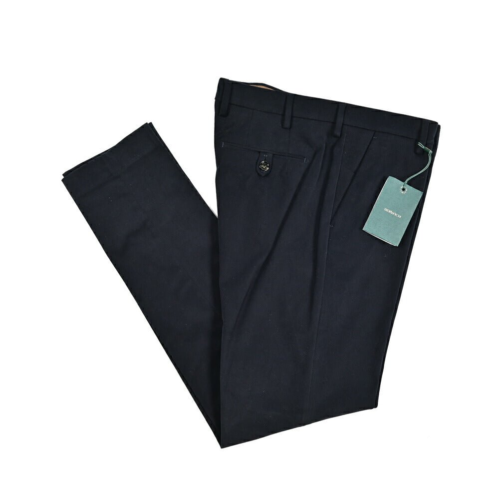 BERWICH MORELLO ストレッチコットン ノータックスリムパンツ｜433698-46｜GUARDAROBA MILANO OFFICIAL STORE