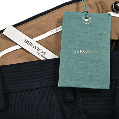 BERWICH MORELLO ストレッチコットン ノータックスリムパンツ｜433698-46｜GUARDAROBA MILANO OFFICIAL STORE