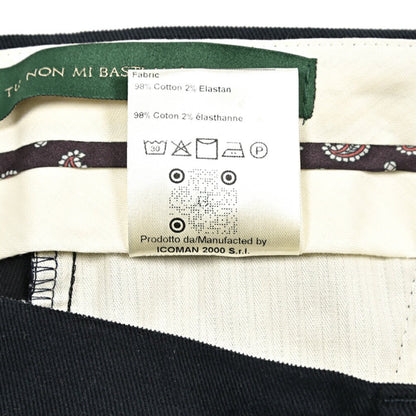 BERWICH "MORELLO" ストレッチコットン ノータックパンツ｜433778-44｜GUARDAROBA MILANO OFFICIAL STORE