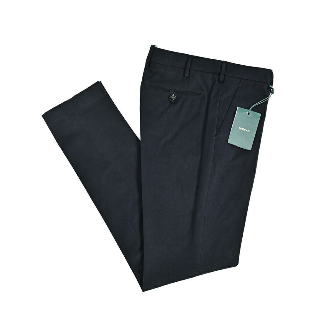 BERWICH "MORELLO" ストレッチコットン ノータックパンツ｜433778-44｜GUARDAROBA MILANO OFFICIAL STORE