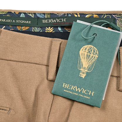 BERWICH "MORELLO" ストレッチコットン ノータックパンツ｜433862-46｜GUARDAROBA MILANO OFFICIAL STORE