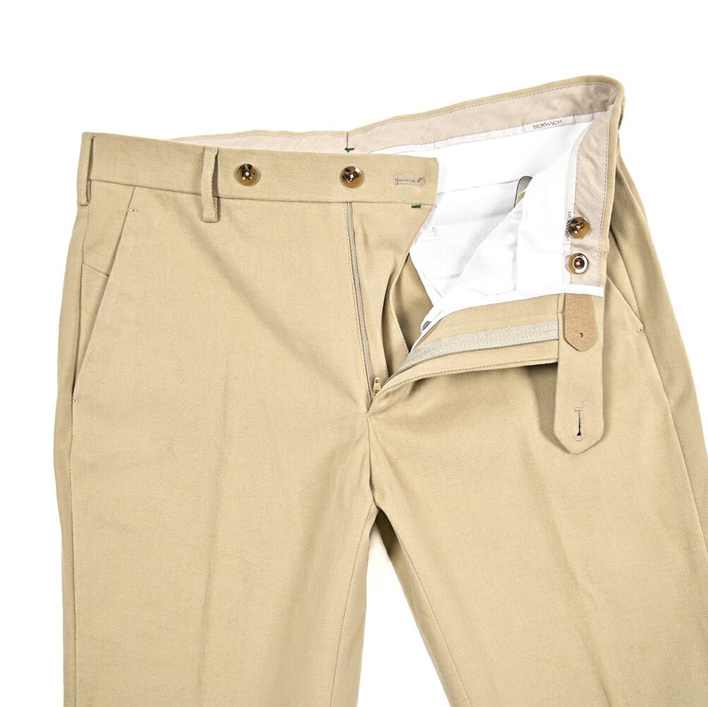 BERWICH "MORELLO" ストレッチコットン ノータックパンツ｜433933-46｜GUARDAROBA MILANO OFFICIAL STORE