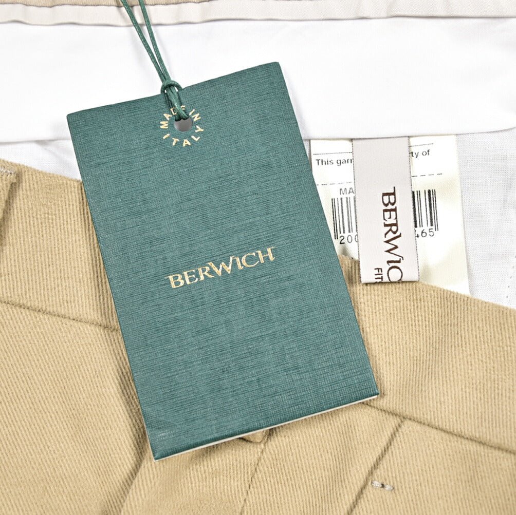 BERWICH "MORELLO" ストレッチコットン ノータックパンツ｜433933-46｜GUARDAROBA MILANO OFFICIAL STORE