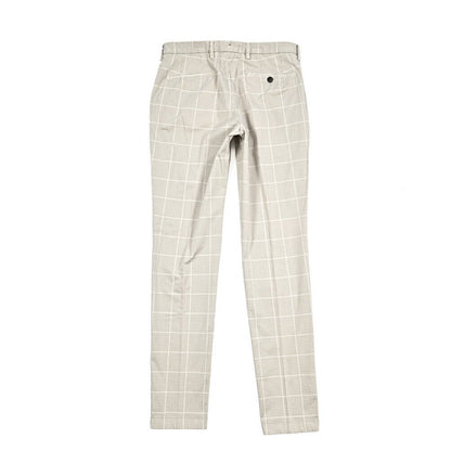 BERWICH "MORELLO" ストレッチコットン ワンタックパンツ グレージュ(pomice008) 48 | GUARDAROBA MILANO OFFICIAL STORE