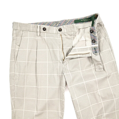 BERWICH "MORELLO" ストレッチコットン ワンタックパンツ グレージュ(pomice008) 48 | GUARDAROBA MILANO OFFICIAL STORE