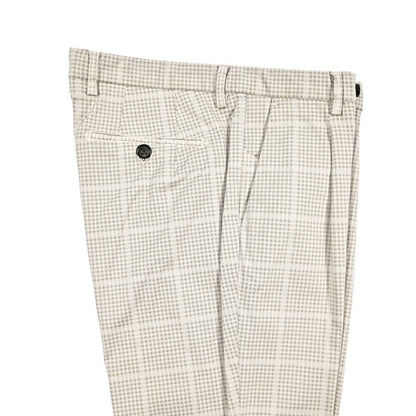 BERWICH "MORELLO" ストレッチコットン ワンタックパンツ グレージュ(pomice008) 48 | GUARDAROBA MILANO OFFICIAL STORE