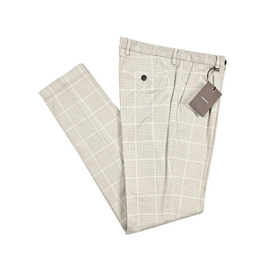 BERWICH "MORELLO" ストレッチコットン ワンタックパンツ グレージュ(pomice008) 48 | GUARDAROBA MILANO OFFICIAL STORE