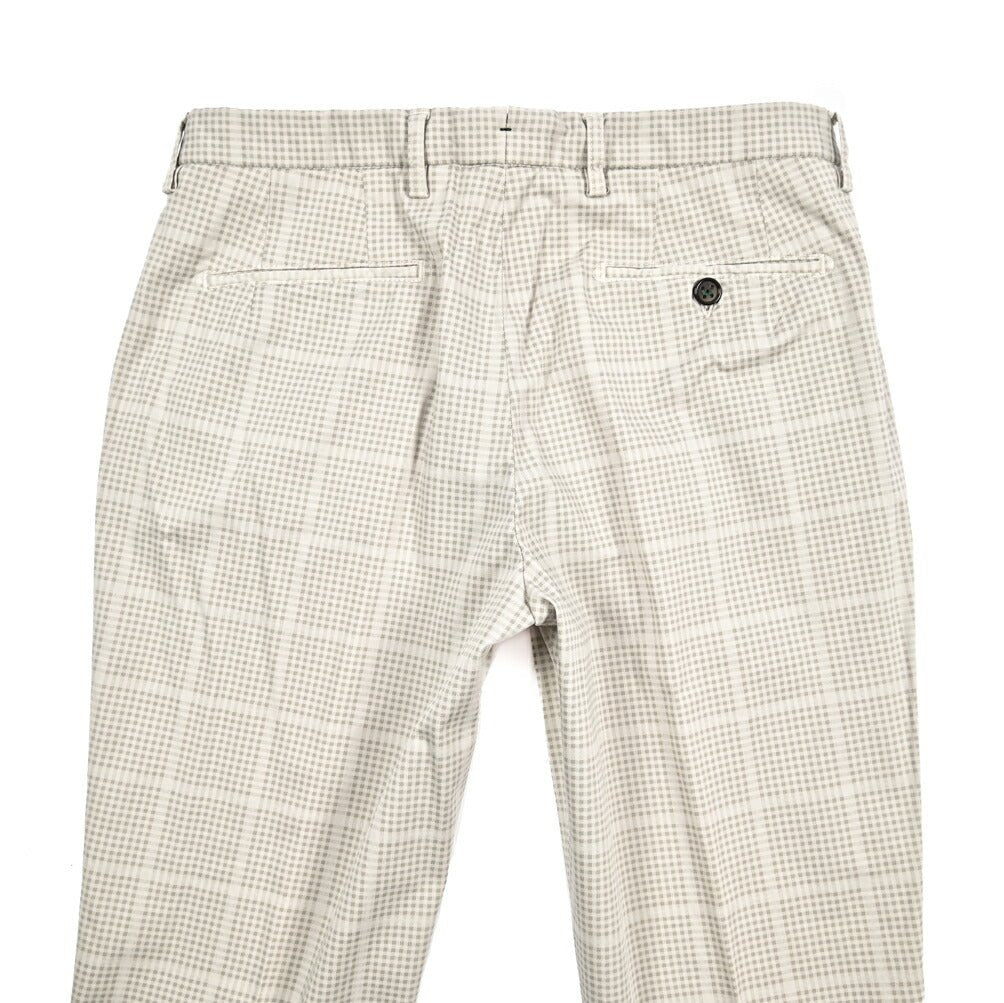 BERWICH "MORELLO" ストレッチコットン ワンタックパンツ グレージュ(pomice008) 48 | GUARDAROBA MILANO OFFICIAL STORE