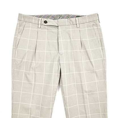 BERWICH "MORELLO" ストレッチコットン ワンタックパンツ グレージュ(pomice008) 48 | GUARDAROBA MILANO OFFICIAL STORE