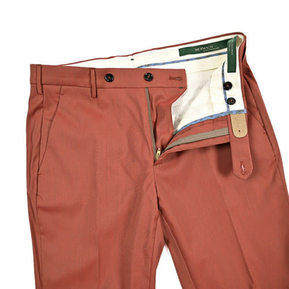 BERWICH "MORELLO" ヴァージンウール混 ノータックスラックス レッド(peach) 46 | GUARDAROBA MILANO OFFICIAL STORE