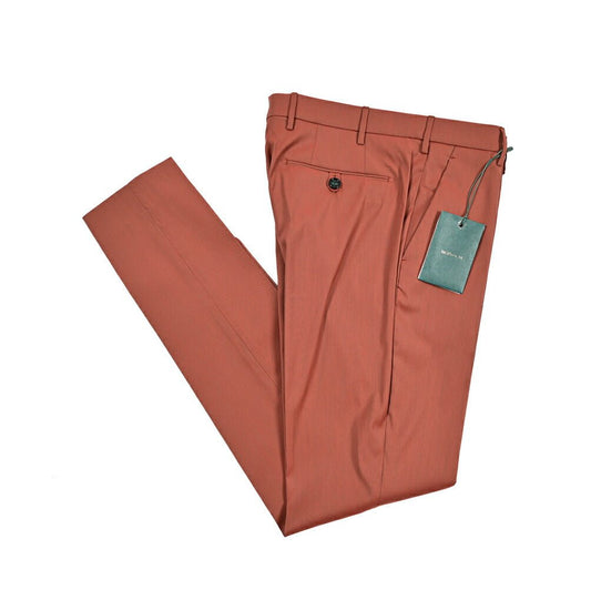 BERWICH "MORELLO" ヴァージンウール混 ノータックスラックス レッド(peach) 46 | GUARDAROBA MILANO OFFICIAL STORE