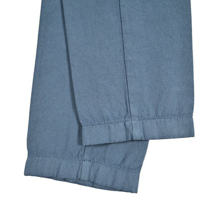 BERWICH "MORELLO" ストレッチコットン ノータックパンツ ブルー(blue786) 48 | GUARDAROBA MILANO OFFICIAL STORE