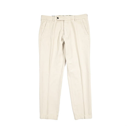 BERWICH "MORELLO" ストレッチコットン ノータックパンツ オフホワイト(latte802) 48 | GUARDAROBA MILANO OFFICIAL STORE