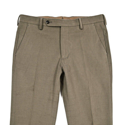 BERWICH “MORELLO” ストレッチコットン ノータックパンツ グレージュ(greige) 46 | GUARDAROBA MILANO OFFICIAL STORE