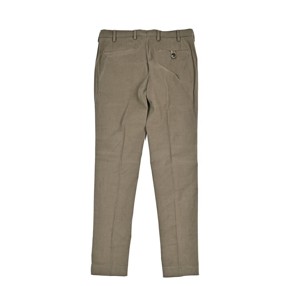 BERWICH “MORELLO” ストレッチコットン ノータックパンツ グレージュ(greige) 46 | GUARDAROBA MILANO OFFICIAL STORE