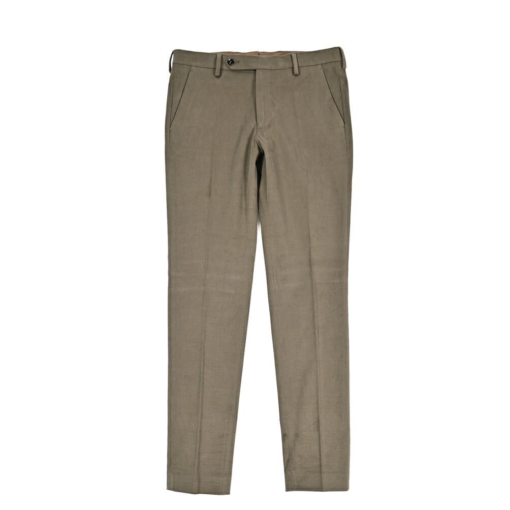 BERWICH “MORELLO” ストレッチコットン ノータックパンツ グレージュ(greige) 46 | GUARDAROBA MILANO OFFICIAL STORE