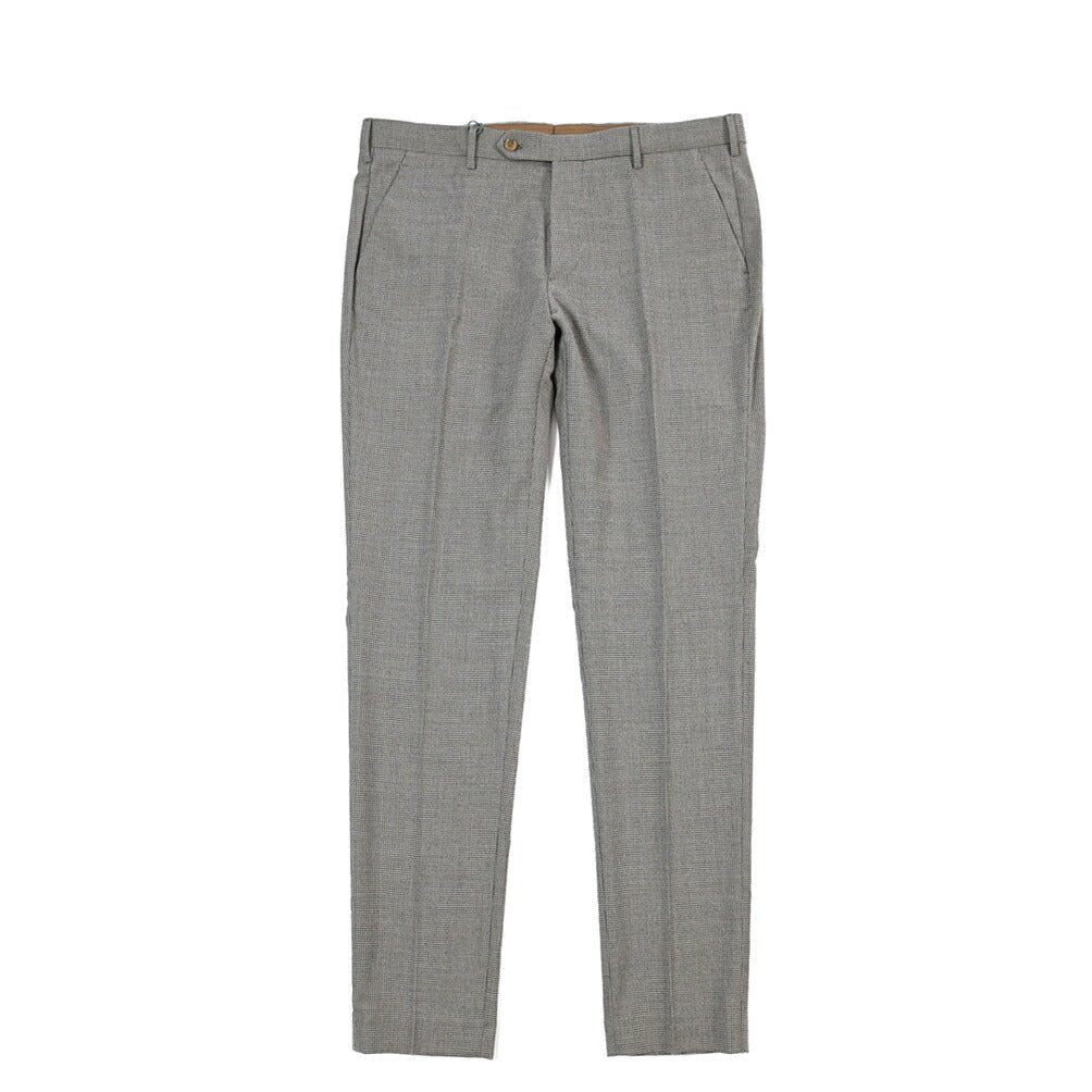 BERWICH “MORELLO” ウールサキソニー ノータックスラックス グレージュ(greige) 52 | GUARDAROBA MILANO OFFICIAL STORE