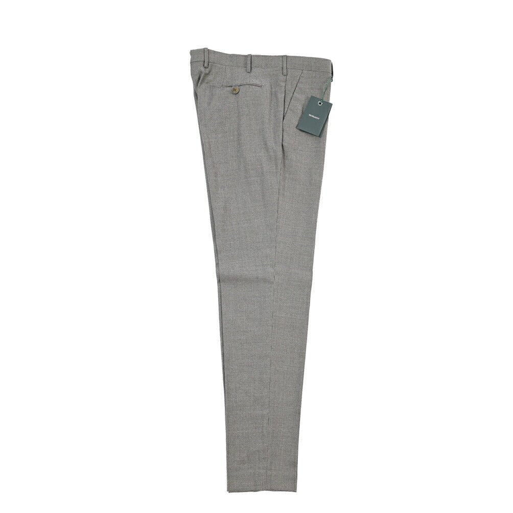 BERWICH “MORELLO” ウールサキソニー ノータックスラックス グレージュ(greige) 52 | GUARDAROBA MILANO OFFICIAL STORE