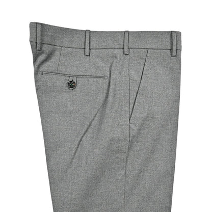 BERWICH “MORELLO” ストレッチコットン ノータックパンツ グレー(grey) 46 | GUARDAROBA MILANO OFFICIAL STORE