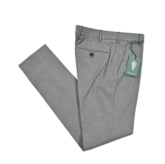 BERWICH “MORELLO” ストレッチコットン ノータックパンツ グレー(grey) 46 | GUARDAROBA MILANO OFFICIAL STORE