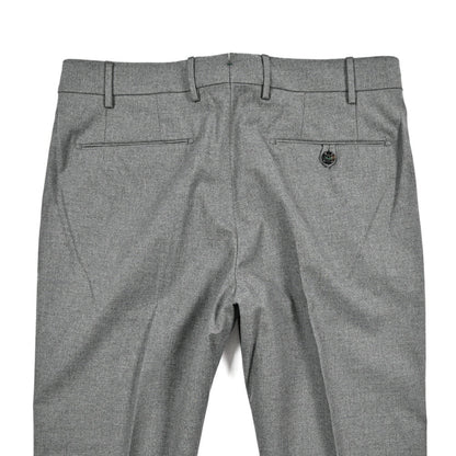 BERWICH “MORELLO” ストレッチコットン ノータックパンツ グレー(grey) 46 | GUARDAROBA MILANO OFFICIAL STORE